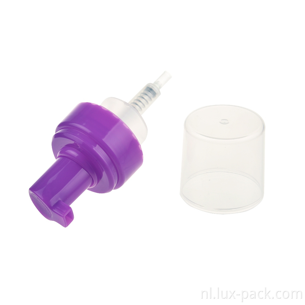 Schuimende zeepfles dispenser spuitpompen pompschuimspuiter